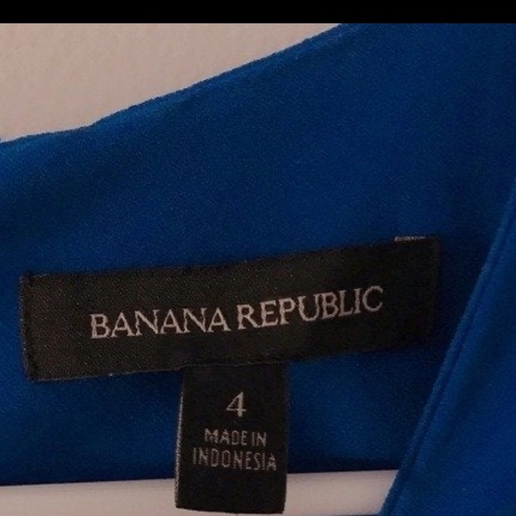 Banana Republic Beautiful royal blue shift dress in size 4 - Picture 4 of 4